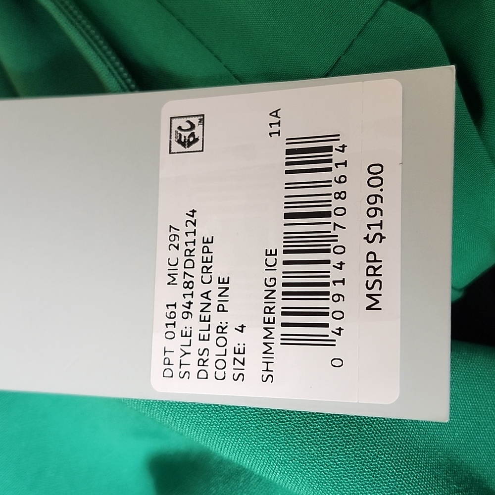 ANTONIO MELANI Vibrant Green Long Sleeve Dress - Picture 6 of 6